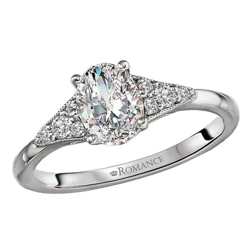 Semi-Mount Diamond Engagement Ring 160194-OV100