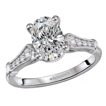 Art Deco Based Diamond Engagement Ring 160326-OV150