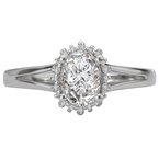 LaVie Split Shank Semi-Mount Diamond Ring 115404-OV100