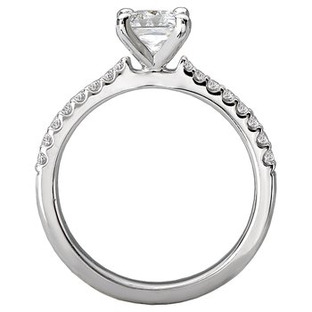 Classic Semi-Mount Diamond Ring 115474-PC075