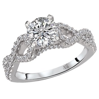 Split Shank Semi-Mount Diamond Ring 115407-100