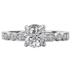 LaVie Classic Semi-Mount Diamond Ring 115444-RD100