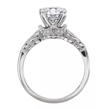 Milgrain Design Diamond Engagement Ring 160321-RD150