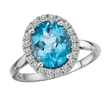 Ladies Fashion Topaz Ring 711870-OV7W
