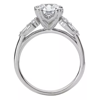 Semi-Mount Diamond Engagement Ring 160358-OV200