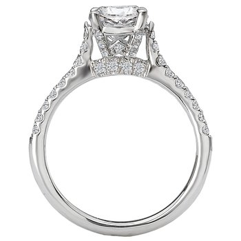 Peg Head Semi-Mount Diamond Ring 115416-100