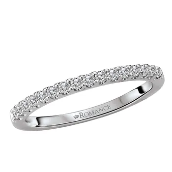 Straight Diamond Wedding Band 160102-W