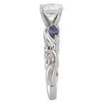 LaVie Sapphire and Diamond Semi-Mount Ring 115148-S