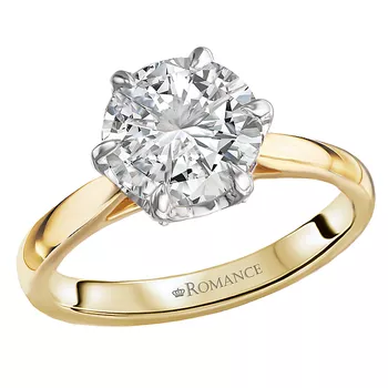 Diamond and Sapphire Accented Semi-Mount Engagement Ring 160357-RD200SPHY