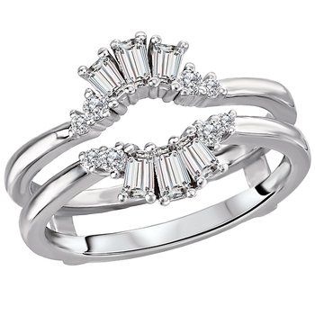 Diamond Wrap Ring with Guard 113918-WRAP