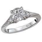 LaVie Classic Semi-Mount Diamond Ring 115435-RD100