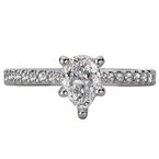 LaVie Classic Semi-Mount Diamond Ring 115474-PS075