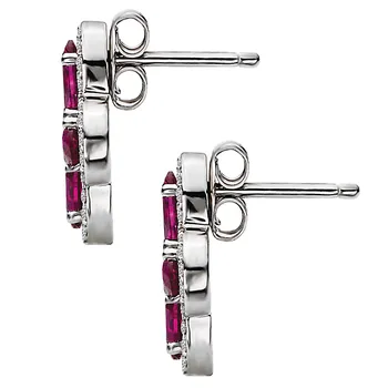 Ladies Fashion Gemstone Earrings 222064-DR
