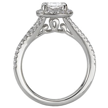 Split Shank Semi-Mount Diamond Ring 115295-100