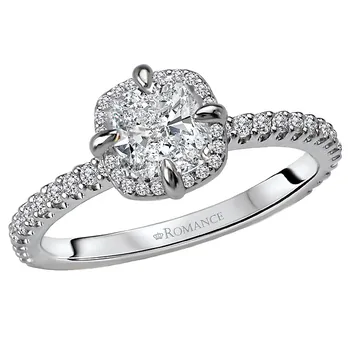 Halo Semi-Mount Diamond Ring 160029-CS100