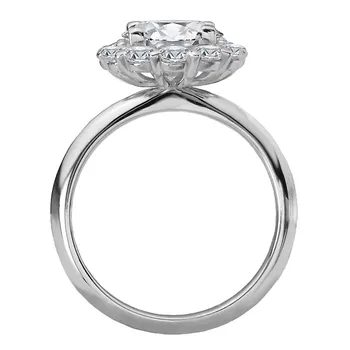 Halo Semi-Mount Diamond Ring 119174-OV200K