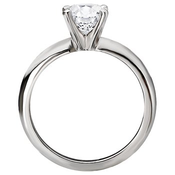 Solitaire Semi-Mount Diamond Ring 114000-4RD175WS