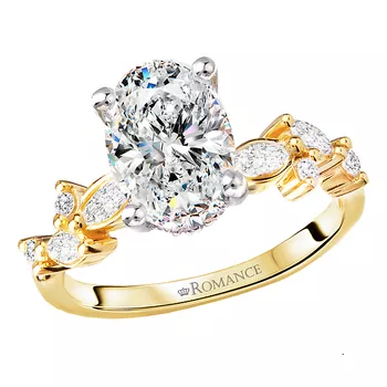 Semi-Mount Diamond Engagement Ring 160290-OV200Y