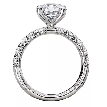 Semi-Mount Lab Grown Diamond Engagement Ring 160216-RD200LG