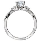 LaVie 3 Stone Semi-Mount Diamond Ring 115480-RD075