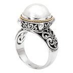 Eleganza Ladies Fashion Pearl Ring 710571-7
