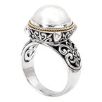 Eleganza Ladies Fashion Pearl Ring 710571-7
