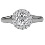 LaVie Halo Semi-mount Diamond Ring 115290-100