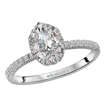 Diamond Semi-Mount Engagement Ring 160167-OV100