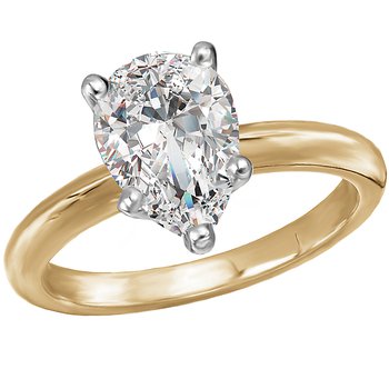 Solitaire Semi-Mount Diamond Engagement Ring 114003-PS150TYS