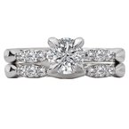 LaVie Classic Semi-Mount Diamond Ring 115465-RD075