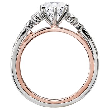 Two Tone Semi-Mount Diamond Ring 160024-RD100TR