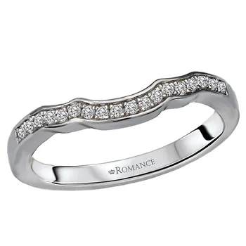 Curved Wedding Band 160040-W