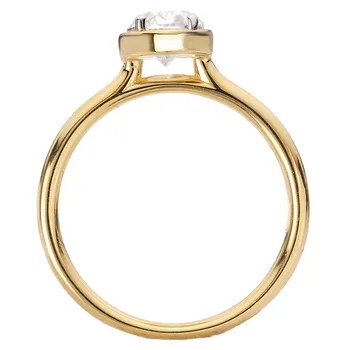 Moval-Shape, Oval Diamond Semi-Mount Engagement Ring 160292-MO100Y
