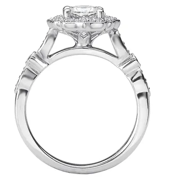 Halo Semi-Mount Diamond Ring 119121-100K