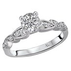 LaVie Classic Semi-Mount Diamond Ring 115479-RD075
