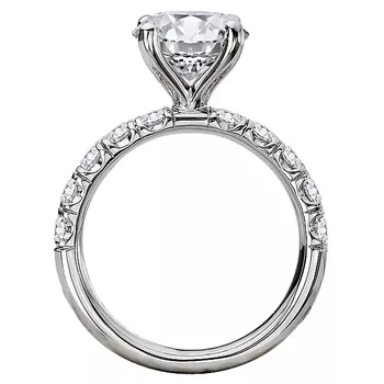 Semi-Mount Lab Grown Diamond Engagement Ring 160216-RD300LG