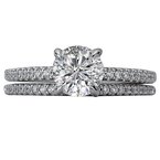 LaVie Classic Semi-Mount Diamond Ring 115427-RD100