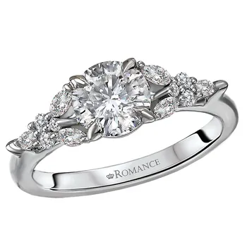 Semi-Mount Diamond Engagement Ring 160200-RD100