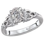 LaVie Classic Semi-Mount Diamond Ring 115468-OV075