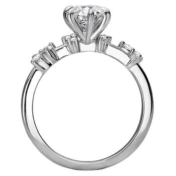 Semi-Mount Diamond Engagement Ring 160207-OV100
