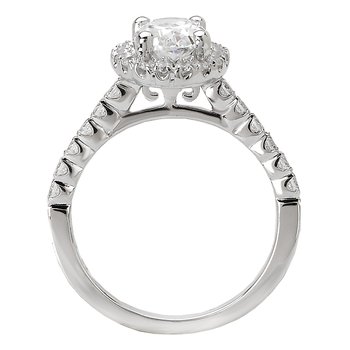 Halo Semi-Mount Diamond Ring 115217-100