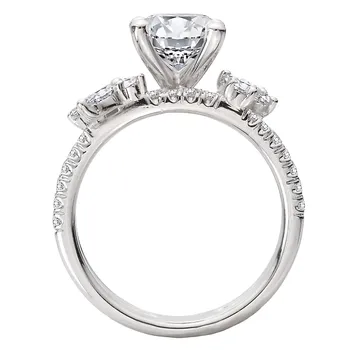 Split Shank Semi-Mount Diamond Engagement Ring 160279-OV200