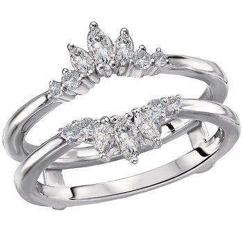 Diamond Wrap Ring with Guard 113917-WRAP