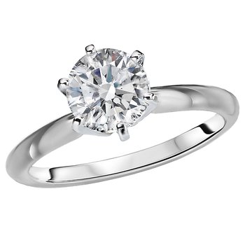Solitaire Diamond Ring 114030-6RD200W