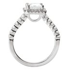 LaVie Halo Semi-Mount Diamond Ring 115036-100A
