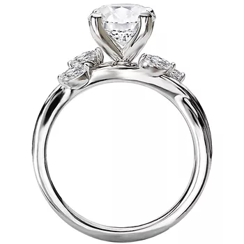 Classic Semi-Mount Diamond Ring 160112-RD150PT