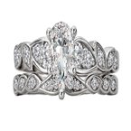 LaVie Classic Semi-Mount Diamond Ring 115479-PS075