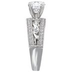 LaVie Peg Head Semi-Mount Diamond Ring 115095-S