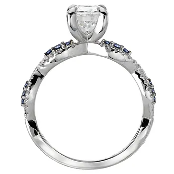 *** Lab Grown Diamond *** Classic Semi-Mount Diamond Ring 119266-RD100KLG