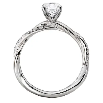 Semi-Mount Diamond Engagement Ring 160131-OV100